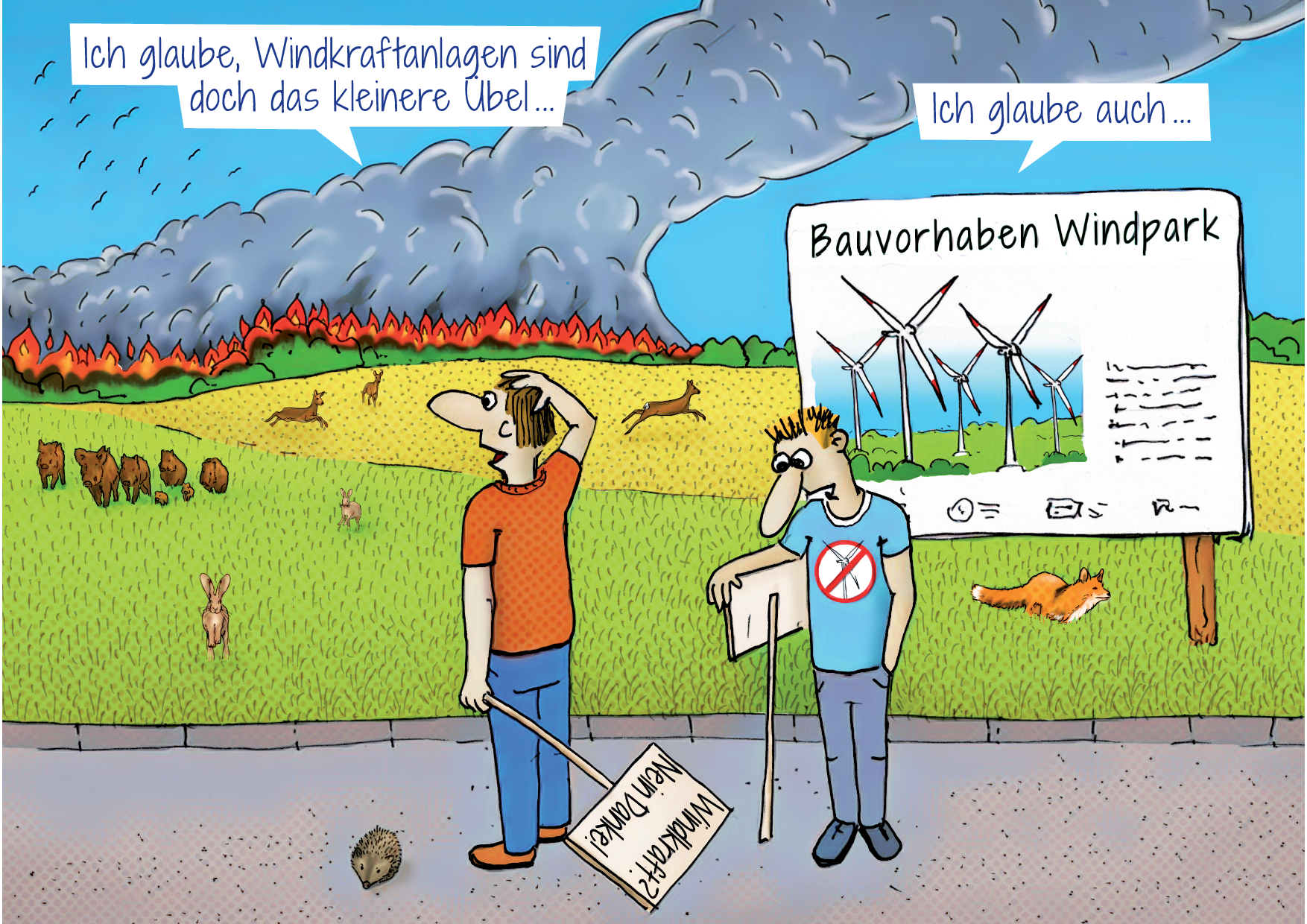 © LEKA Citycard Klimaschutz durch Windenergieanlagen