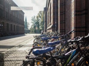 Fahrräder in der Stadt Greifswald, Sieger des European Energy Awards