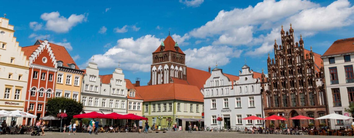 Marktplatz der Stadt Greifswald