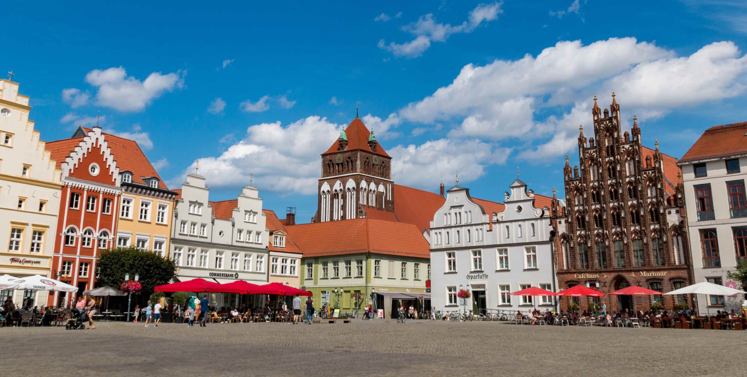 Marktplatz der Stadt Greifswald