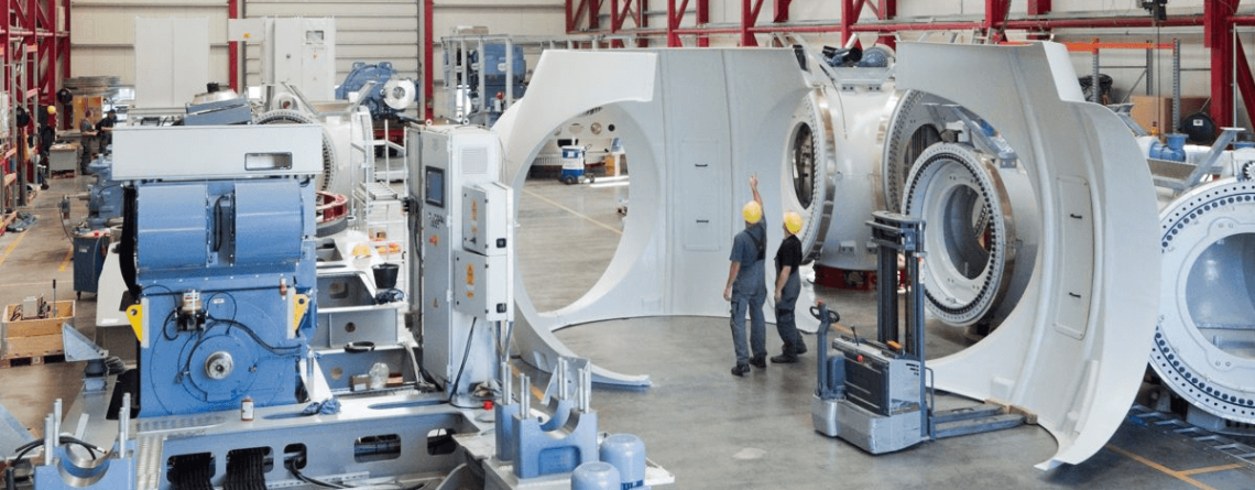 Produktionshalle eno energy in Rostock