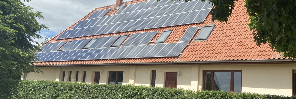 Dorfgemeinschaftshaus Lübesse mit Photovoltaik