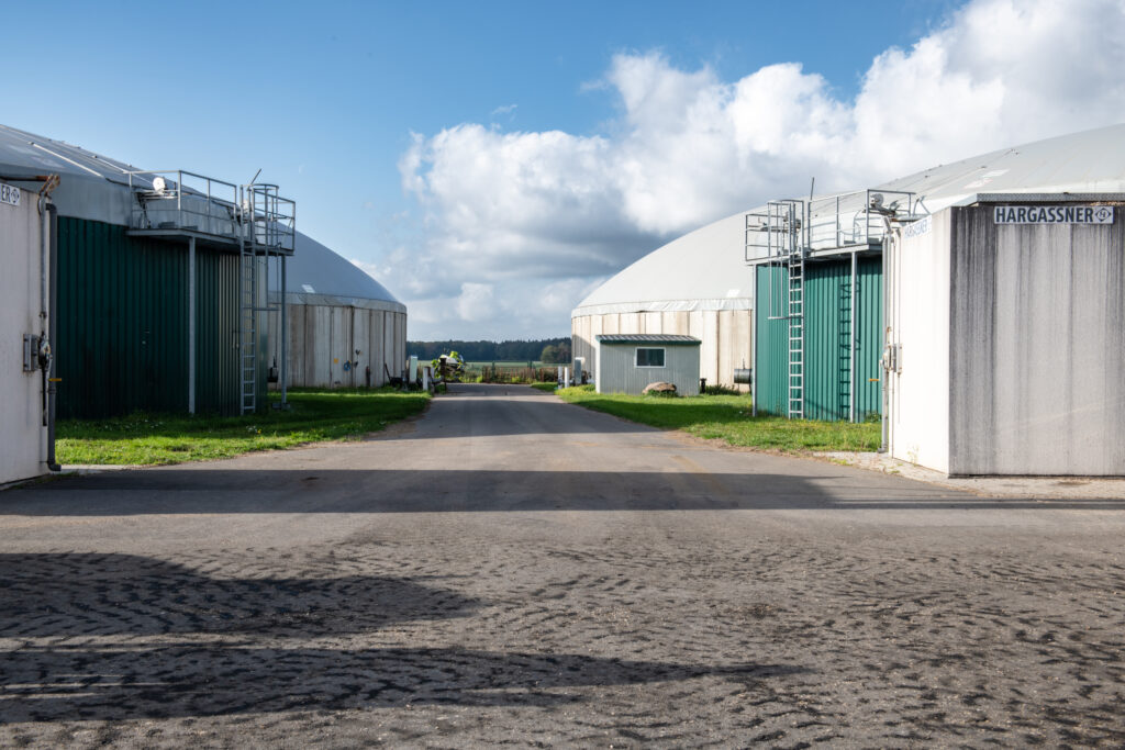 Biogasanlage der Bürgerenergie von außen