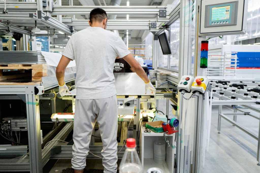 Arbeiter im Werk