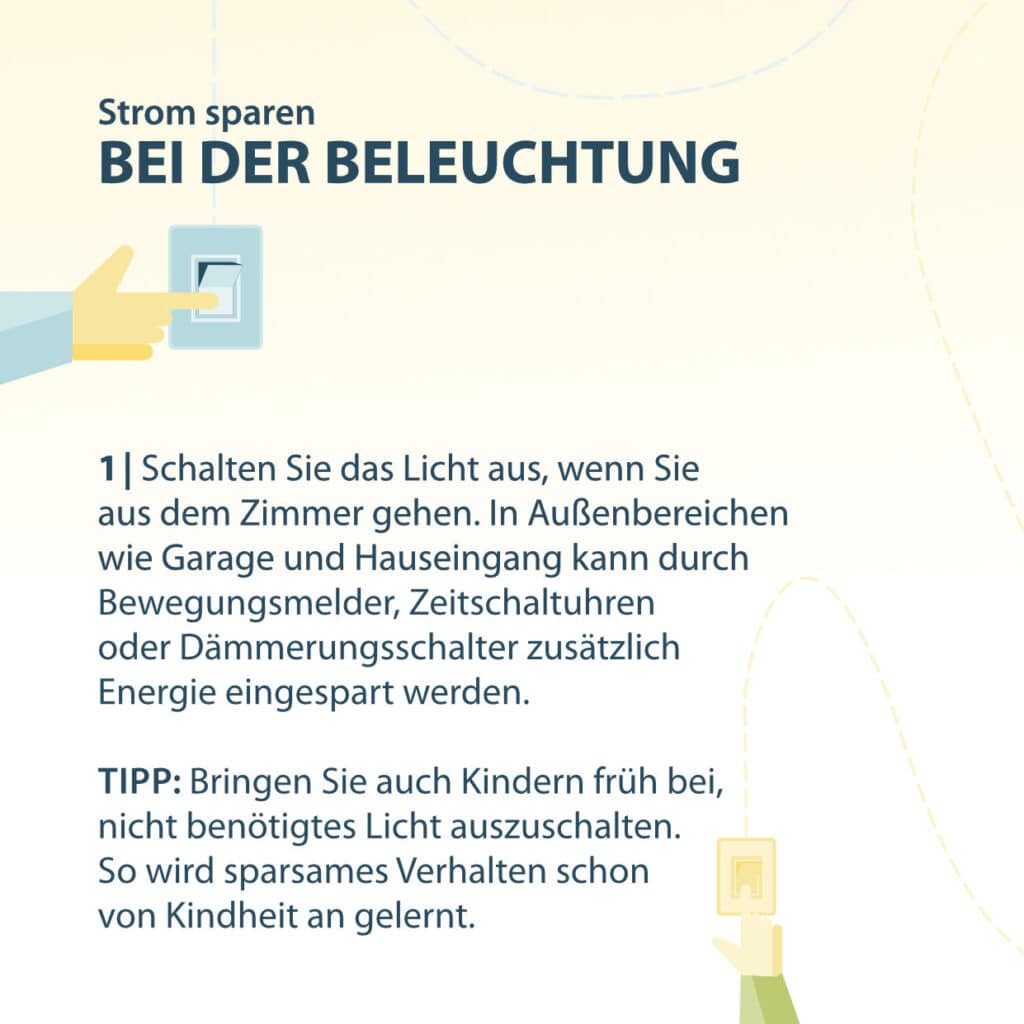 Energiesparfibel Tipp 1