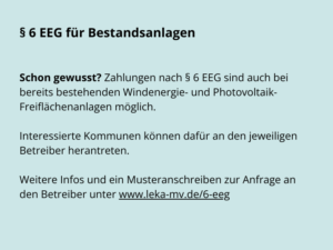 Grafik zur finanziellen Beteiligung zu Altanlagen