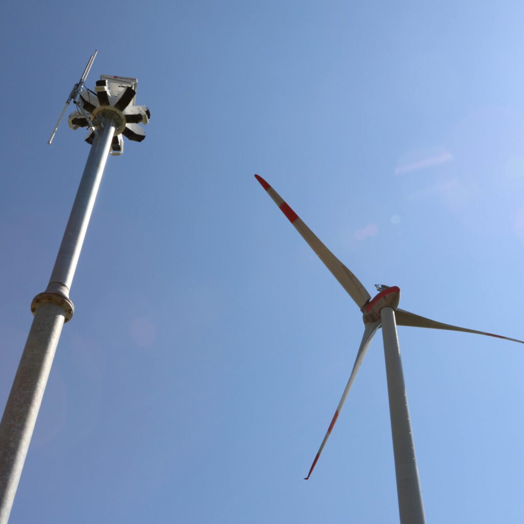 Das IdentiFlight System an WEA 13 der Naturwind Schwerin GmbH (c) Naturwind Schwerin GmbH