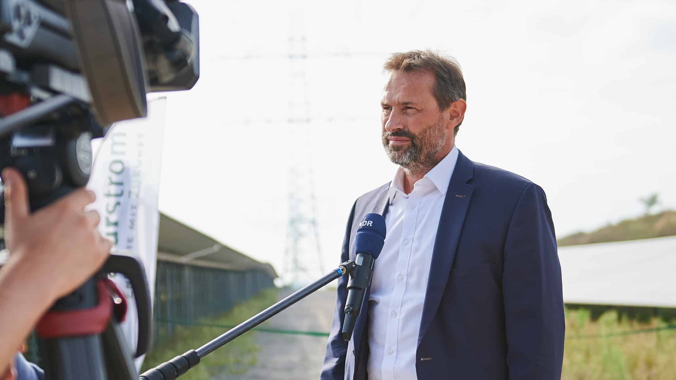 Marko Schiling, Bürgermeister von Lüttow-Valluhn berichtet im NDR