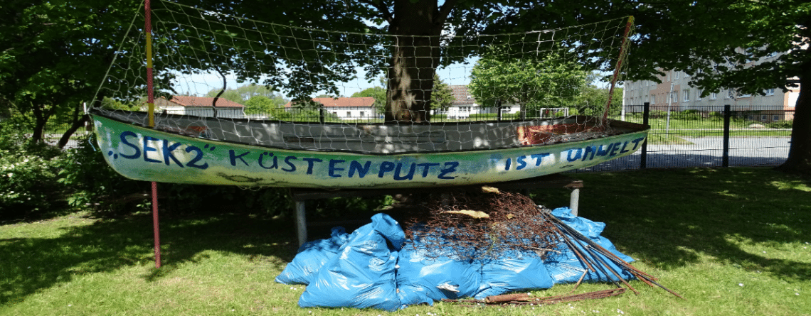 Titelbild Küstenputz ist Umweltschutz der Regionalen Schule Windland, Energiesparmeister MV 2026